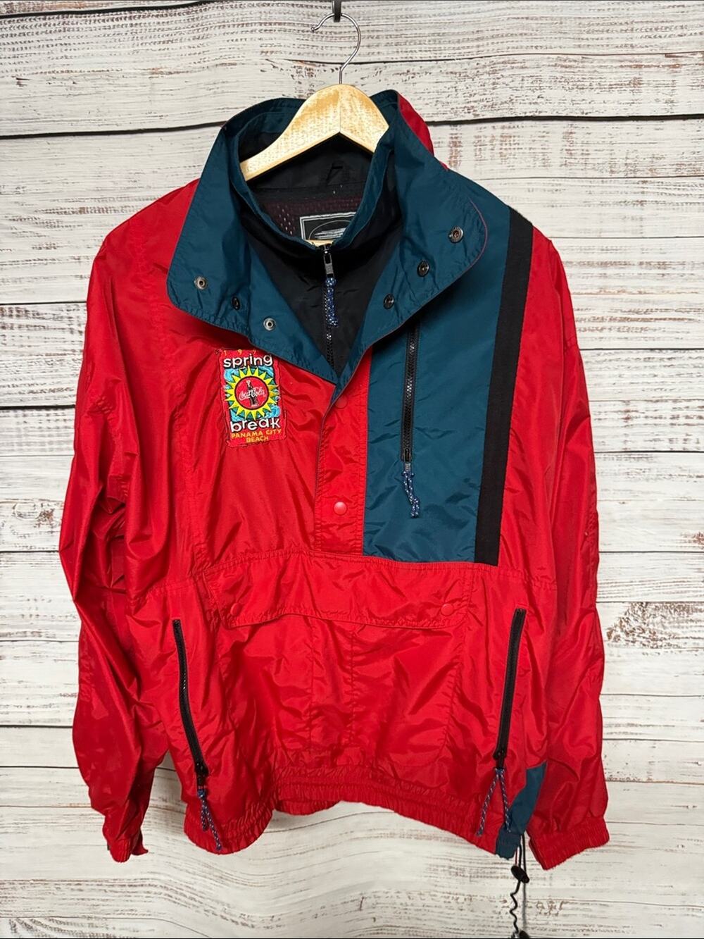 Pepsi Spring Break Panama Beach Jacket 90s Vintage Sierra Sport  XL